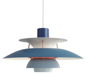 Lampada a sospensione Louis Poulsen, PH 5, dimmerabile, Blu, Soggiorno, Metallo, Design