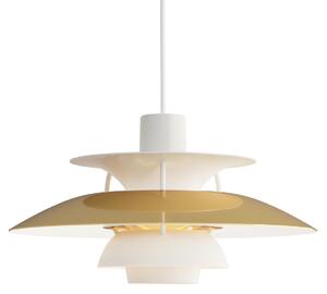 Lampada a sospensione Louis Poulsen, PH 5 Mini, dimmerabile, Dorato / Ottone, Soggiorno, Metallo, Design