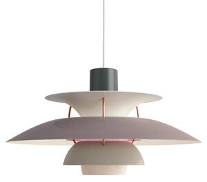 Lampada a sospensione Louis Poulsen, PH 5, dimmerabile, Grigio, Soggiorno, Metallo, Design