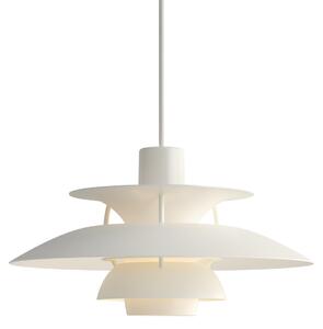 Lampada a sospensione Louis Poulsen, PH 5 Mini, dimmerabile, Bianco, Soggiorno, Metallo, Design