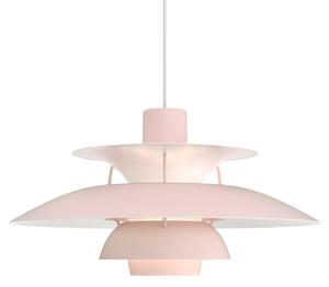 Lampada a sospensione Louis Poulsen, PH 5, dimmerabile, Rosa / Rosé, Soggiorno, Metallo, Design