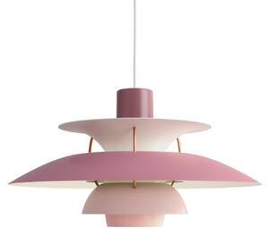 Lampada a sospensione Louis Poulsen, PH 5, dimmerabile, Rosa / Rosé, Soggiorno, Metallo, Design