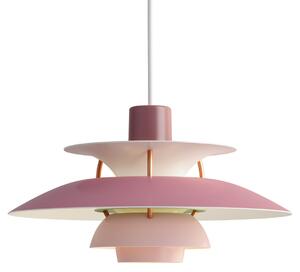 Lampada a sospensione Louis Poulsen, PH 5 Mini, dimmerabile, Rosa / Rosé, Soggiorno, Metallo, Design
