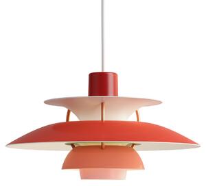 Lampada a sospensione Louis Poulsen, PH 5 Mini, dimmerabile, Rosso, Soggiorno, Metallo, Design