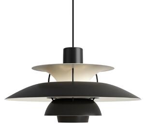 Lampada a sospensione Louis Poulsen, PH 5, dimmerabile, Nero, Soggiorno, Metallo, Design
