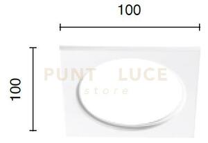 Accessorio quadrato md per otf0029 otf0030 otf0031 otf0032 bianco