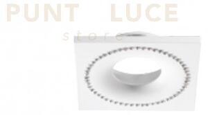Faretto ministry gu10 quadrato con cristalli cut out l.9,8 ip20 bianco