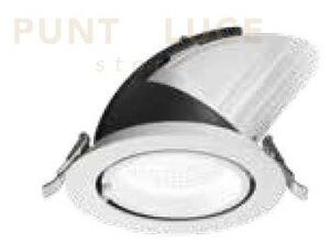 Kitty faretto 3000k 2350lm 35w ip20 bianco d.14cm