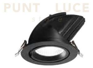 Kitty faretto 3000k 2350lm 35w ip20 nero d.14cm