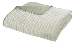 Copriletto verde con rivestimento trapuntato 220x230 cm Stripe – Catherine Lansfield
