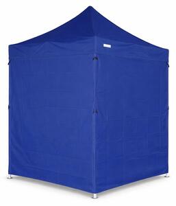Gazebo pieghevole 2x2m ACCIAIO Standard con 4 pareti laterali chiuse - Blu