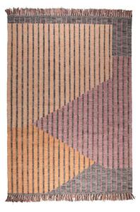 Tappeto rosa/color pesca in cotone 160x230 cm Hampton – Dutchbone
