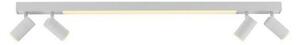 PAUL NEUHAUS Lampada da soffitto a LED PURE Lines, bianco spot, dimmerabile, telecomando, 2200–5000 K