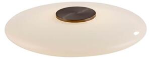 Lampada da tavolo a LED PAUL NEUHAUS PURE Vitrum con interruttore touch, 2700K marrone/opale, 4080-34