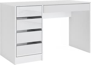 Scrivania Vicco Sherry Bianco 55 x 120 cm con cassetti, Model 36007