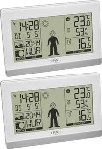 Weather Boy Mega TFA 35.1159.99 Stazione meteo radiocomandata a 2 display digitali