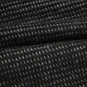 Coperta nera di alta qualità con struttura waffle Larghezza: 70 cm | Lunghezza: 160 cm