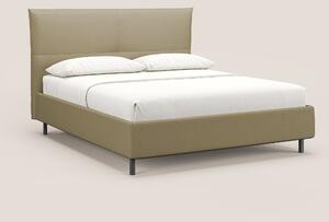 Izumi letto imbottito contenitore con piedi alti in tessuto smacchiabi