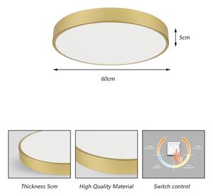 Brilagi - Plafoniera LED POOL LED/60W/230V 3000/4000/6000K diam. 60 cm dorata