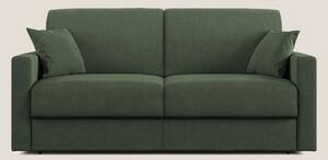 Chris Divano letto in microfibra smacchiabile T11 verde