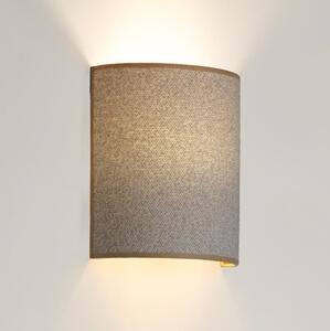 Brilagi - Applique SEMI 1xE27/15W/230V diametro 20 cm grigio chiaro