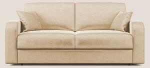 Lebron Divano letto matrimoniale in velluto morbido T01 beige