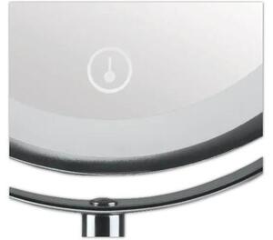 Specchio cosmetico a LED Kleine Wolke LEVEL MIRROR color argento