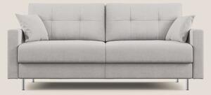 Megan divano letto matrimoniale in microfibra smacchiabile T11 grigio