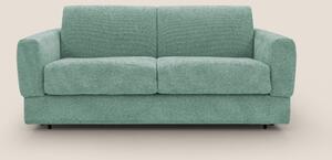 Happy Divano letto matrimoniale con materasso h18 cm in tessuto imperm