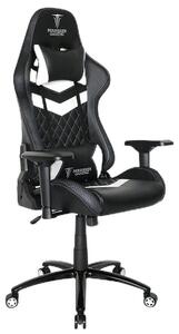 Sedia da gaming, ergonomica, girevole a 360°, capacità massima di 160 kg, colore nero
