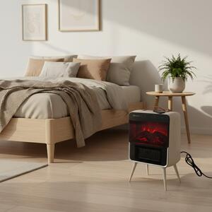 Camino elettrico da 2000 W, con telecomando, 3 modalità, effetto fiamma e funzionamento silenzioso