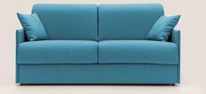 Evans Divano letto matrimoniale in tessuto impermeabile T13 azzurro