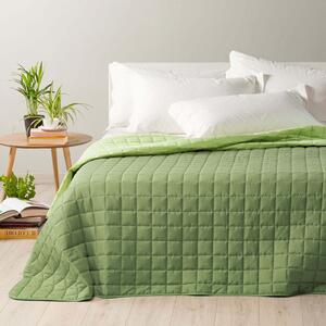 Caleffi Trapuntino Copriletto Trapuntato Modern Letto Matrimoniale Microfibra Colore Verde