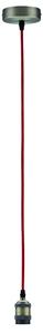 Pendente vintage con attacco E27 rosso brunito Paulmann 503.23