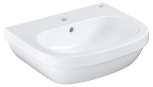 Lavabo in Vetroceramica GROHE Euro 55 cm, sospeso, troppopieno, 1 foro per rubinetto