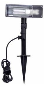 Lampada picchetto lampadari bartalini par pl p blk db.0083 e27 led duralighting orientabile lampada terra - Lampadari Bartalini Esterno