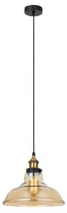 Italux Hubert lampadario industriale nero MDM-2381/1 GD+AMB