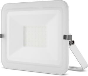Proiettore a LED da 30 Watt e 2700 lumen, bianco, IP65, illuminazione per cortili