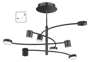 Lampada da soffitto a LED, metallo, 8 fiamme, LxL 100cm, WARIS