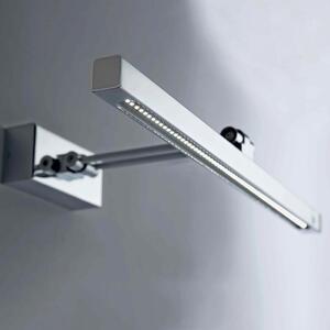 Applique illuminando vega p led 5w 357lm 3000°k lampada parete metallo cromo specchio quadro moderno interno - Illuminando