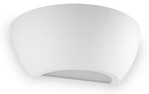 Applique gesso 9010 belfiore darla big 8254 41 e27 led biemissione lampada parete - Belfiore - 9010