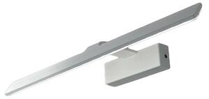 Applique illuminando ala g 18w led 1.656lm 3000°k lampada parete specchio quadro moderno metallo bianco plixiglass interno - Illuminando
