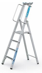 Scala a pioli LM con piattaforma 4 gradini Z600 41633