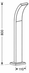 Brilagi - Lampada LED da esterno ARCELO LED/9W/230V 80 cm IP44