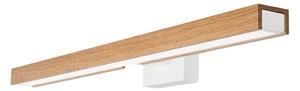 Brilagi-Illuminazione a LED per specchi da bagno WOODY MIRROR LED/12W/230V IP44 quercia/bianco