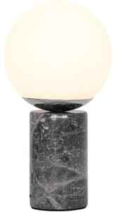 Nordlux - Lampada da tavolo LILLY 1xE14/25W/230V marmo/grigio