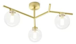 Miloox Camely soffitto 3 luci oro spazzolato