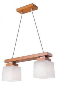 Lampadario a sospensione con filo KUBUS 2xE27/60W/230V