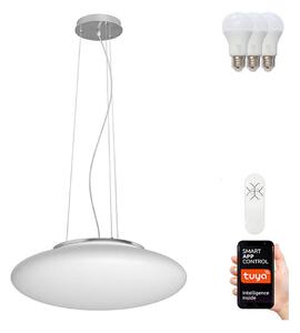 Immax NEO 07056L-LED RGBW Lampadario dimmerabile a sospensione con filo ELIPTICO 3xE27/8,5W/100-240V