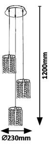 Rabalux 5044 - Lampadario LED a sospensione con filo ASTRELLA 3xLED/6W/230V
